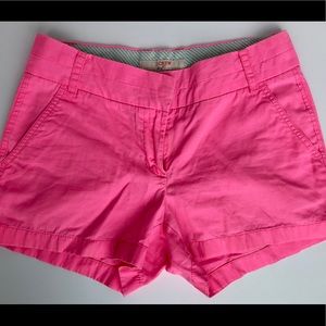 Bright Pink Chino Shorts J.Crew Factory